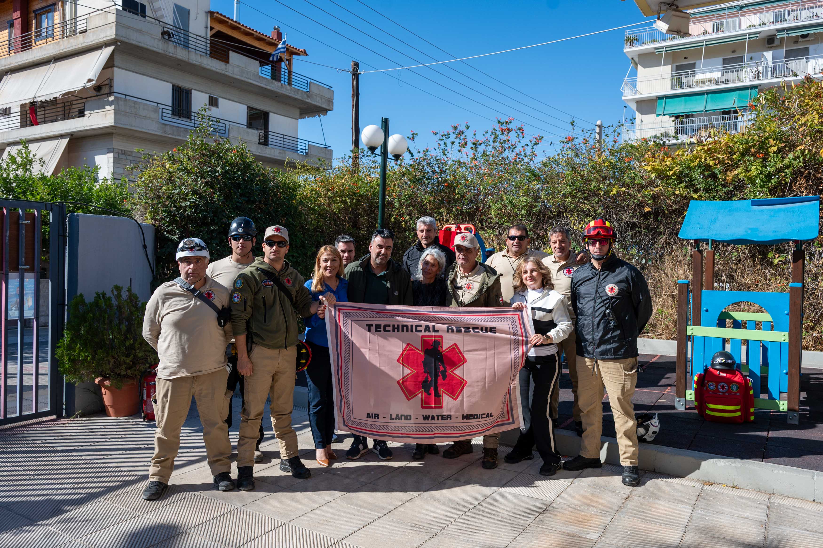 Άσκηση Εκκένωσης σε Νηπιαγωγείο του Δήμου Αγίου Δημητρίου